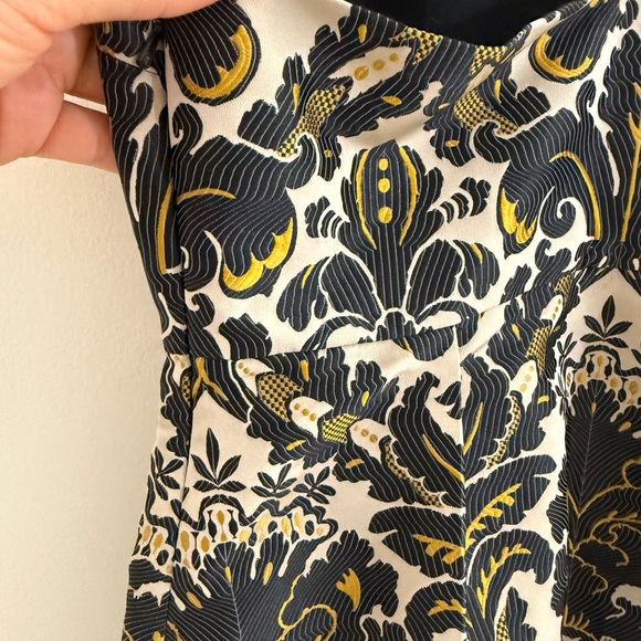 Free People Size 6 Black and Gold Mini Dress - Picture 12 of 15